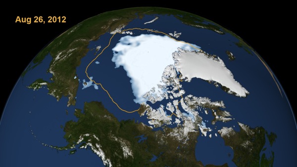 Arctic ice melt