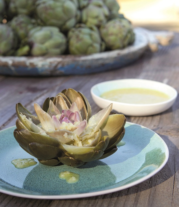 Annabel Langbein’s Artichokes with Vinaigrette