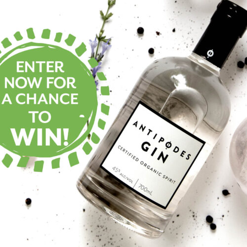 Antipodes Gin made from organic ingredients