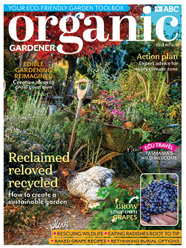 Early Autumn 2026 cover for Organic Gardener magazine