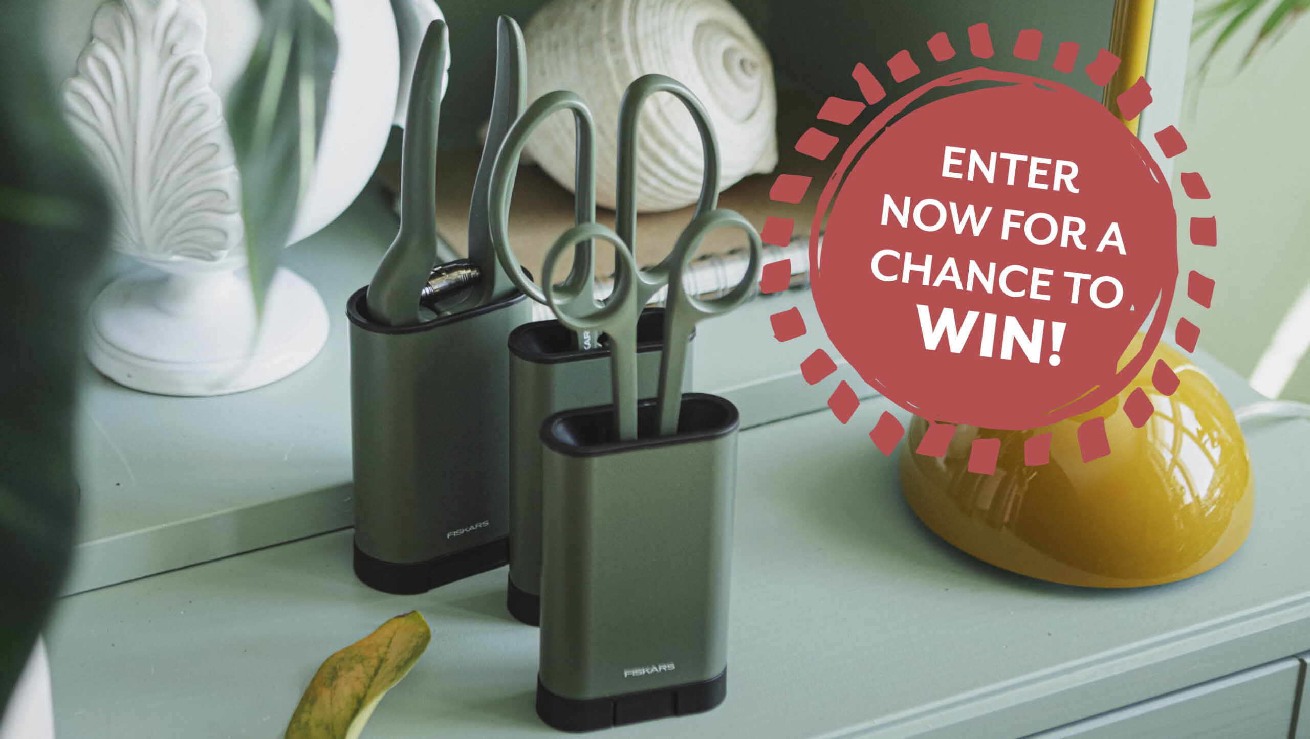 Fiskars indoor plant care tools