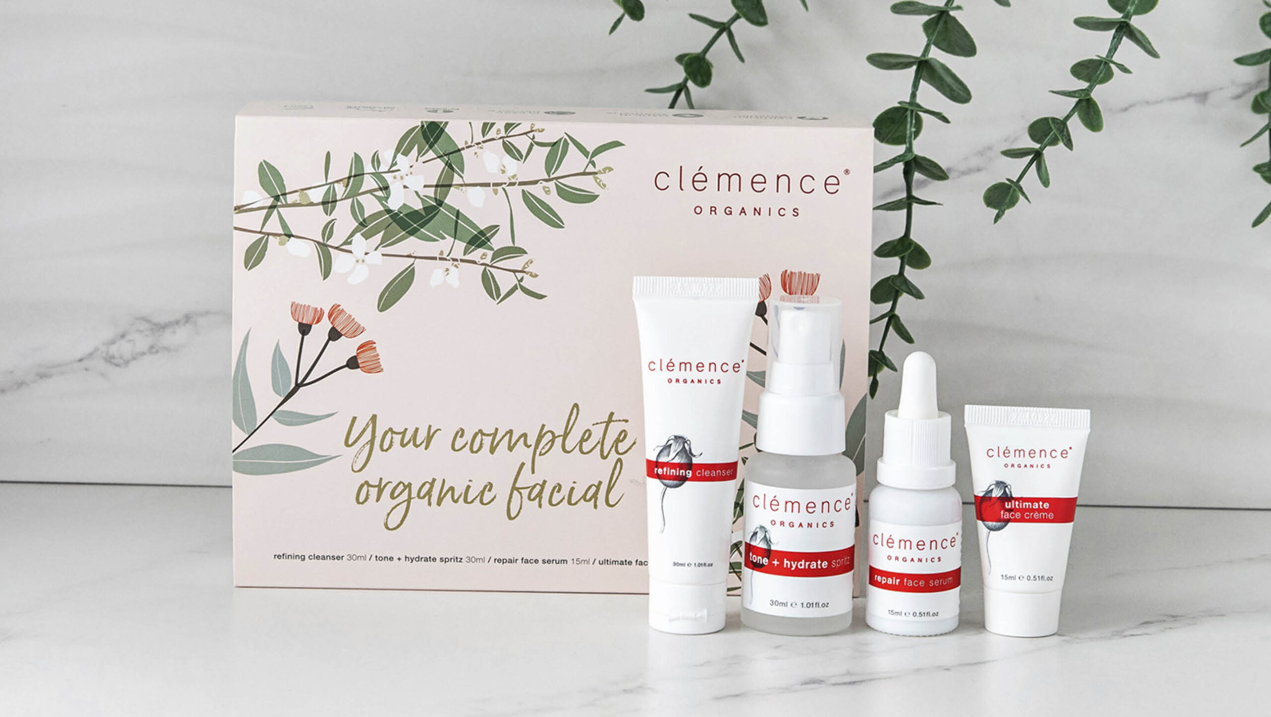Clemence 'Mini' Facial Essentials pack