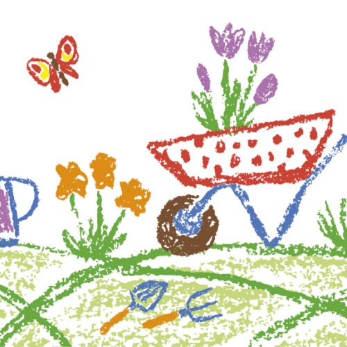 Kids in the garden