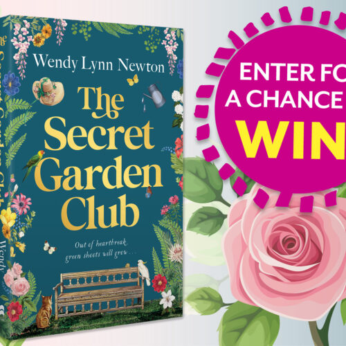 Book cover of The Secret Garden Club with copy that says enter for a chance to win
