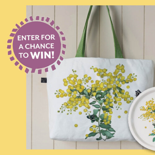 Canvas tote and round tray from Bell Art