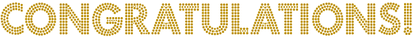 Congratulations